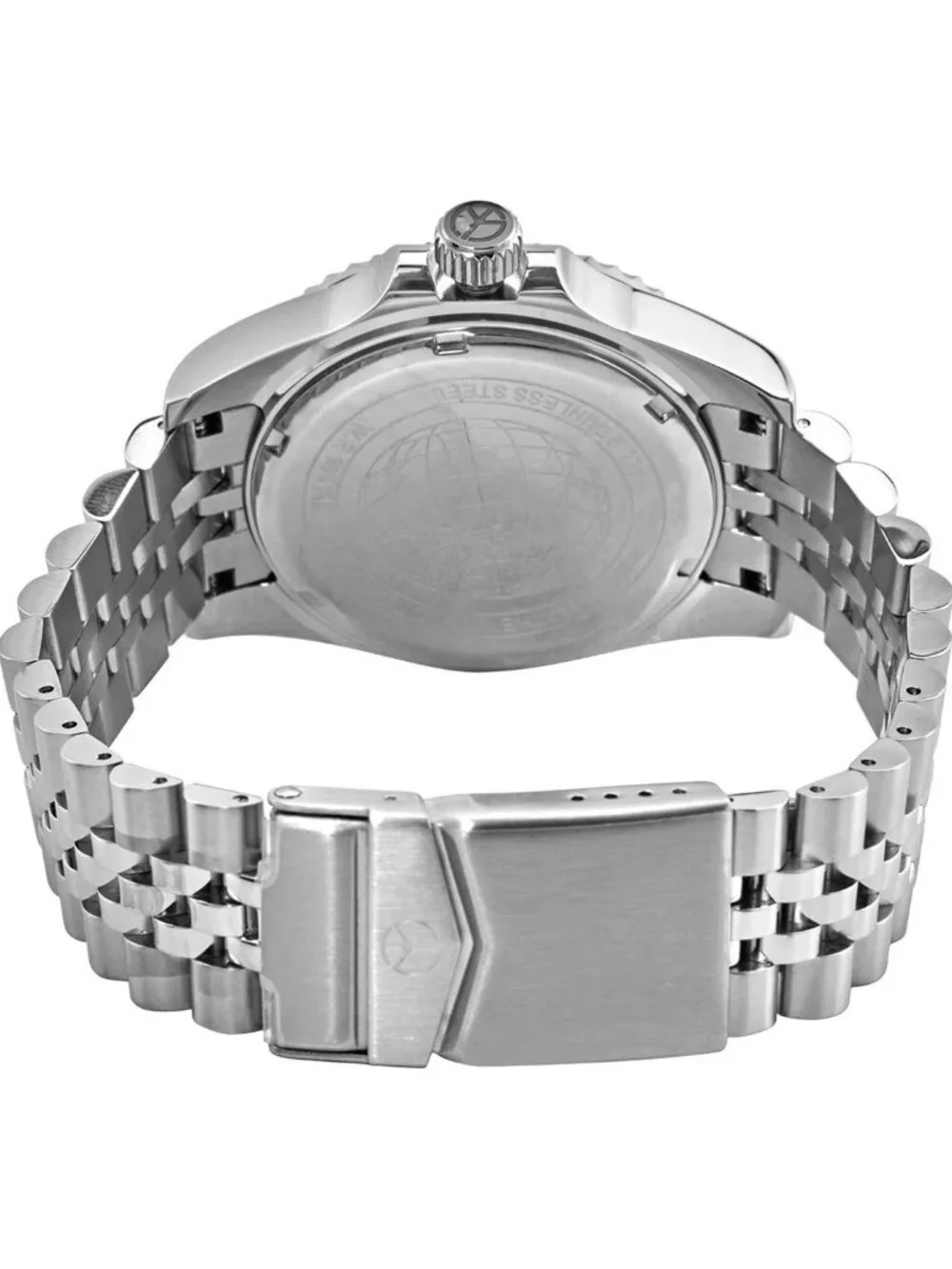 NWT Mathey-Tissot Mathy Vintage GMT Quartz Black Dial Sprite Bezel Men's Watch